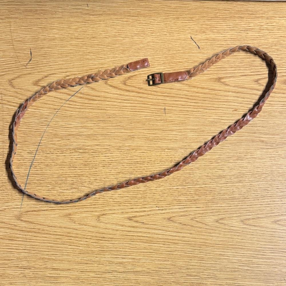 Braided Leather Belt